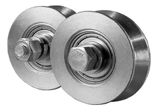 Set X2 Ruedas Para Porton Corredizo | Ducasse 80mm (285kg) 0