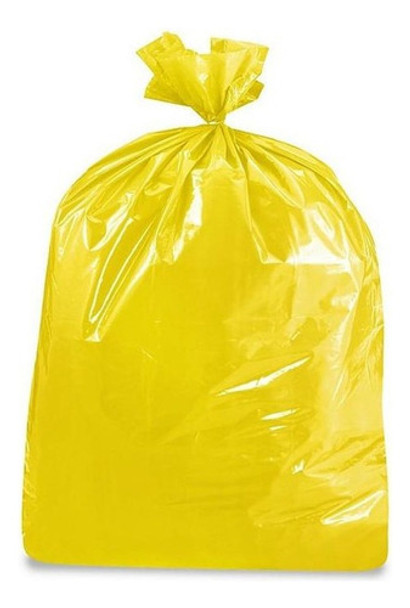 Bolsa Residuos Peligrosos Consorcio Amarillo  80x110 X500u 0