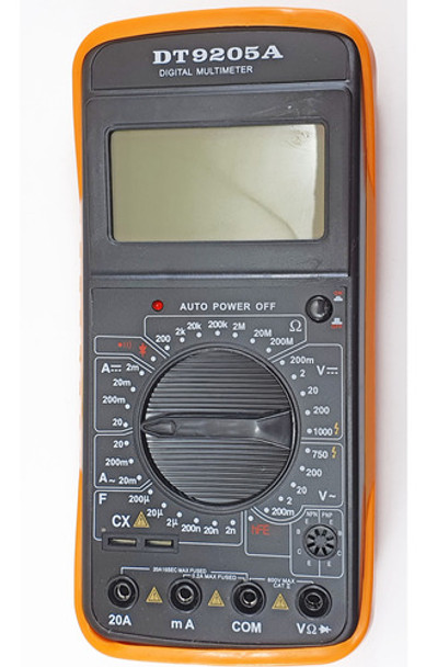 Tester Multimetro Digital Profesional Capacimetro 9205a 0