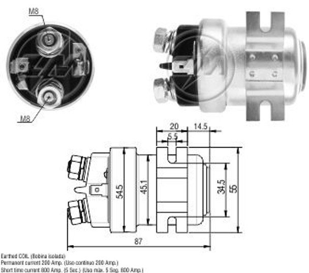 Solenoide O Automatico Auxiliar M. Benz 1633 12v Zm 403 0