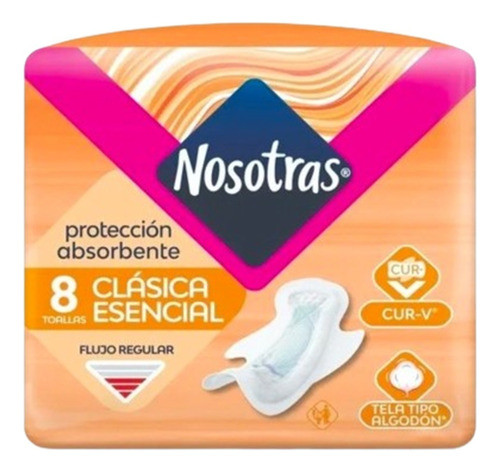 Toallas Femeninas Nosotras Esencial X8u -pack X30- Dh Tienda 0