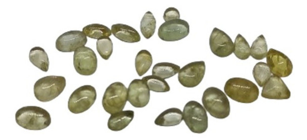 Heliodoro Gema De Brasil Cabujon 6mm Exodo.tusjoyas Piedra 0