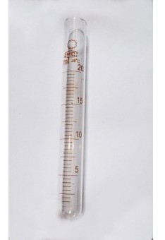 Tubo Ensayo Graduado 20 Ml Vidrio Borosilicato 0