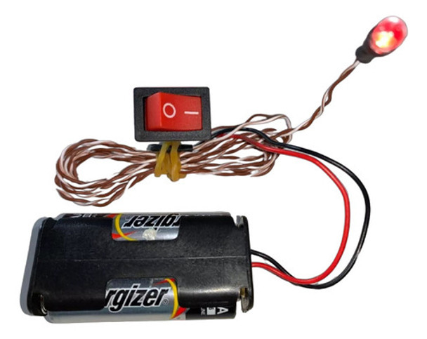 Led Intermitente Simulador Alarma Auto Destellador Pilas-12v Falsa Led 0