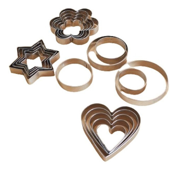 Set X 20 Moldes Cortadores Galletitas 0