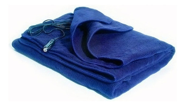 Maxsa 12v Manta De Viaje Con Calefacción, Azul Marino, Uso E 0