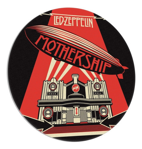 Slipmat Paño Suave Rigido 3mm Audiofilo Led Zeppelin P064 0