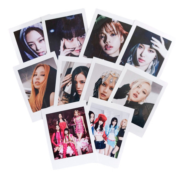 10 Polaroids De Blackpink - Black Version - Kpop Fotos 0