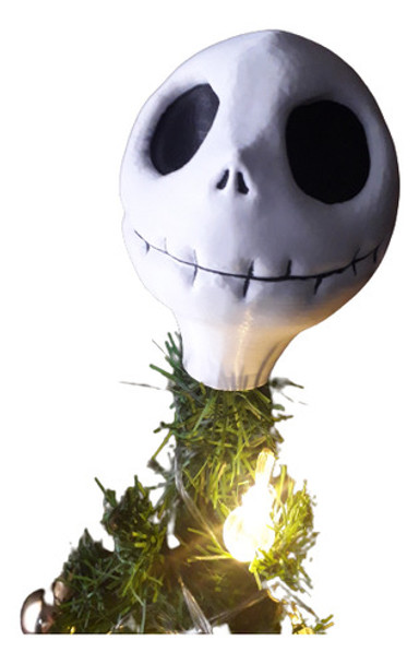 Puntera Árbol De Navidad - Halloween - Jack Skellington - 3d 0
