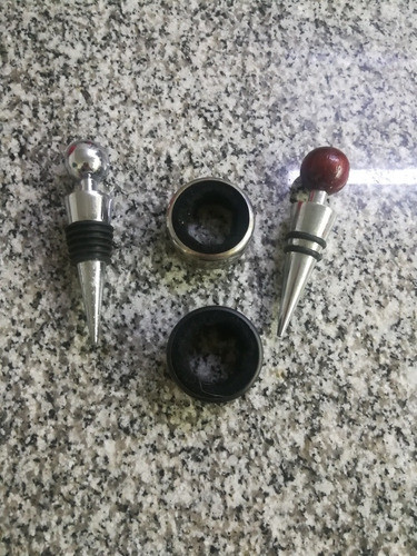 Kit Tapones Para Vino Y Accesorios 0