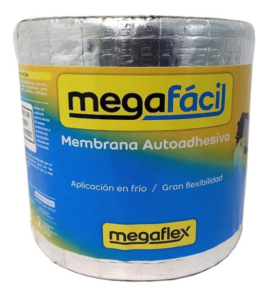 Membrana Asfáltica Adhesiva Megafácil Megaflex 15cm X 10mts 0