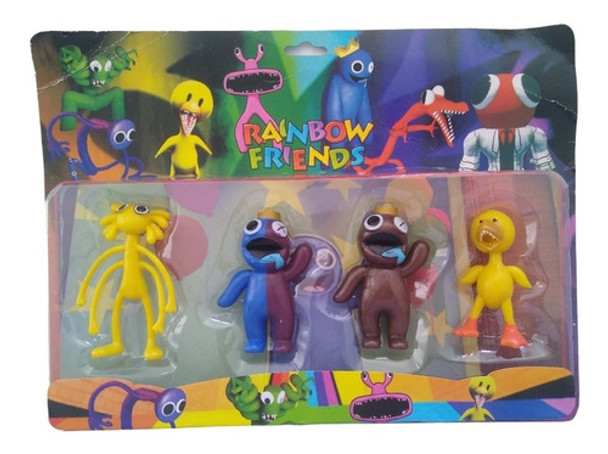 Muñeco Rainbow Friends Roblox Blister X 4 Personajes 0