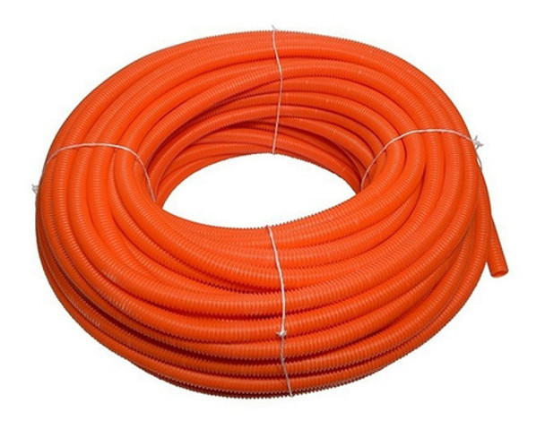 Rollo De 50mt Caño Corrugado Para Electricidad 16mm 5/8 0