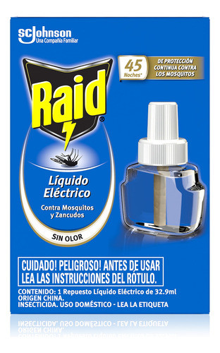 Pack Raid Electrico Liquido Repuesto 45 Noches 3u 0