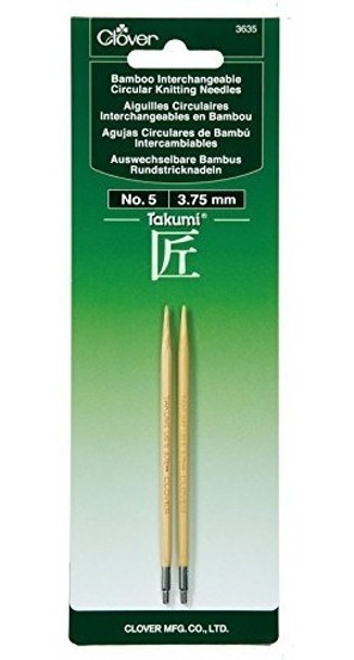 Aguja Circular Intercambiable Clover Takumi Bamboo  - 5 0
