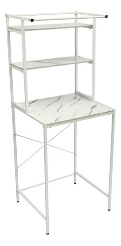 Estanteria De Almacenamiento Para Lavarropas Secadora Baño 0