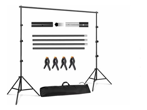 Portafondos Fotografia Tripode Soporte De Fondo De Estudio 0