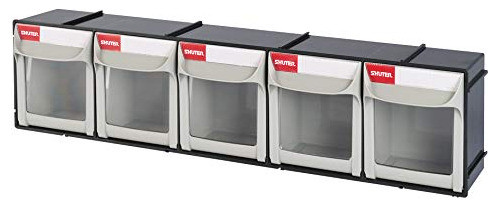 Sistema De Almacenamiento De Plástico Externo Con 5 Comparti 0