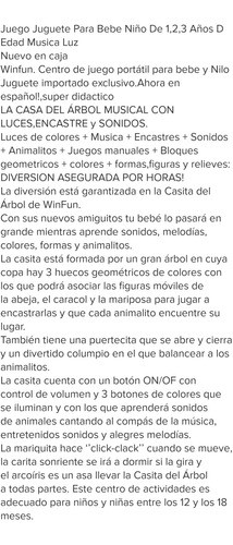 Centro De Juego Portátil Para Bebés Con Sonidos... 0