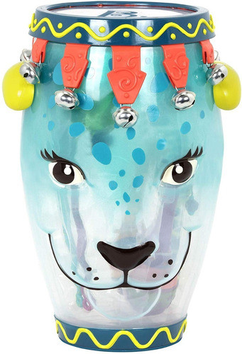 Tambor De Selva Con Instrumento Jungle Drum Turquesa 0