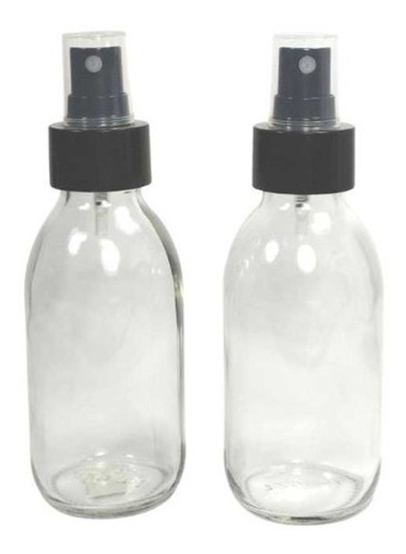 Frasco De Vidrio 125ml  Con Spray (10 Unidades) 0