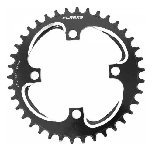 Mono Plato Bicicleta Clarks 94 Bcd 38 Dientes Aluminio 0