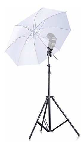 Kit Iluminación Strobist Paraguas, Tripode, Rotula P/flash 0
