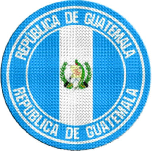 Parche Escudo Circular Guatemala M01 0