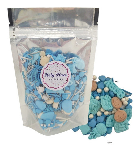 Sprinkle Decora Cup Cake Torta Baby Celeste 100g 0