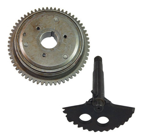 Eixo  Partida + Placa Partida Dafra Smart 125i 0
