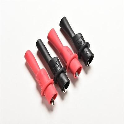 2 X Piel De Cocodrilo Cocodrilo Prueba Clip Pinza Para Proba 0