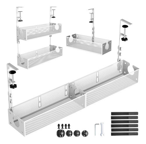 Gestión De Cables Debajo Del Escritorio Multimodelo Paquete 0