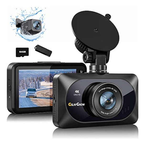Cámara De Tablero Dual 4k Frontal 4k Y Trasera 2k 0