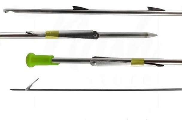 Seta Flecha Inox Arpao 6,2mm Barbatan 90cm P/ Arbalete 60 0