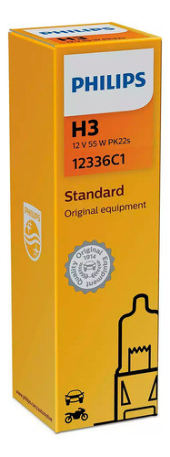 Lampara Philips Halogena 12v 55w H3 =01658 0