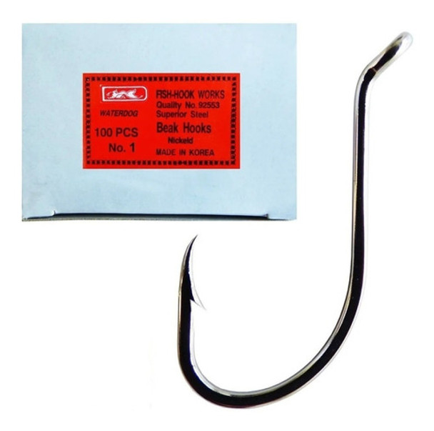 Anzuelos Waterdog Boga 92553-1 X 100 Plata 2,4cm 0