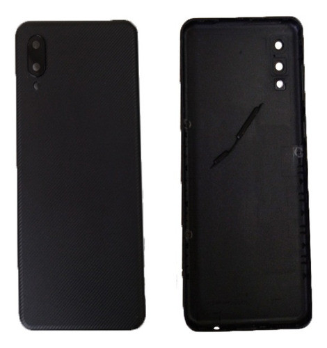 Repuesto Tapa Trasera Compatible Con Samsung A02 Negro 0