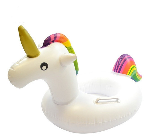 Unicornio Pileta Inflable Bote Pileta Infantil Salvavidas 0