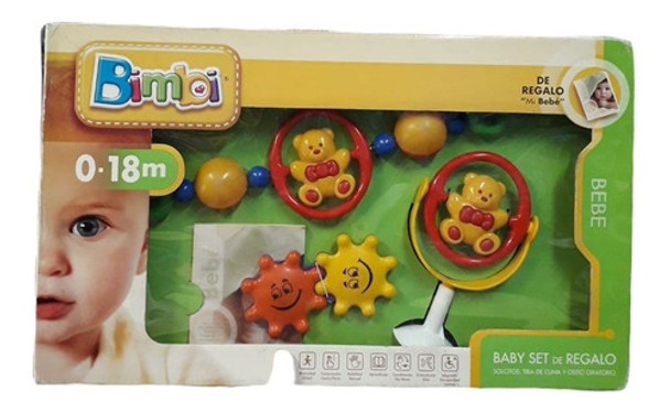Bimbi Super Set 3 Sonajeros+ Barral Dimare 0 Bimbi Super Set 3 Sonajeros+ Barral Dimare 0