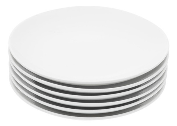 Plato De Postre De Porcelana Duradera 6 Piezas Placas De Ser 0