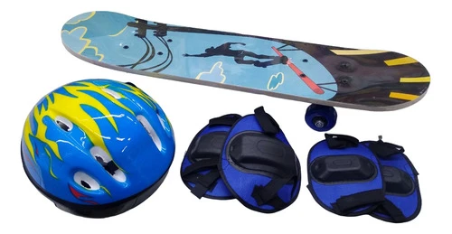 Patineta Y Equipo De Proteccion En Bolso Ploppy.6 361045 0