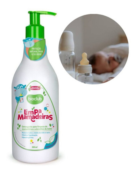 Limpa Mamadeiras Detergente 500ml Vegano Orgânico Bioclub 0