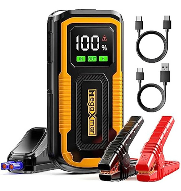 Megaxmar Arrancador Portátil De Coche  2000 A 0