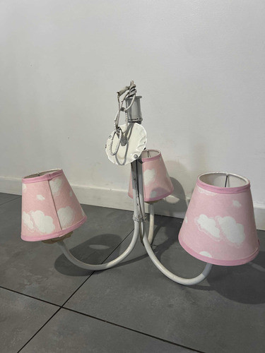 Lampara Candelabro Blanca 0