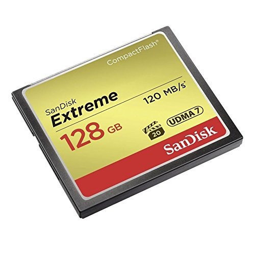 Sandisk Extreme 128gb Compactflash Memory Card 0