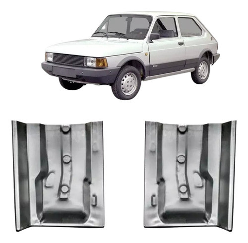 Piso Trasero Fiat 147 Izquierdo Y Derecho Juego Combo Par 0