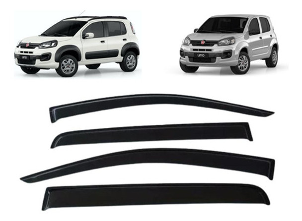 Paralluvias O Goteros Fiat Uno Way / Uno Nuevo 4ptas. 0