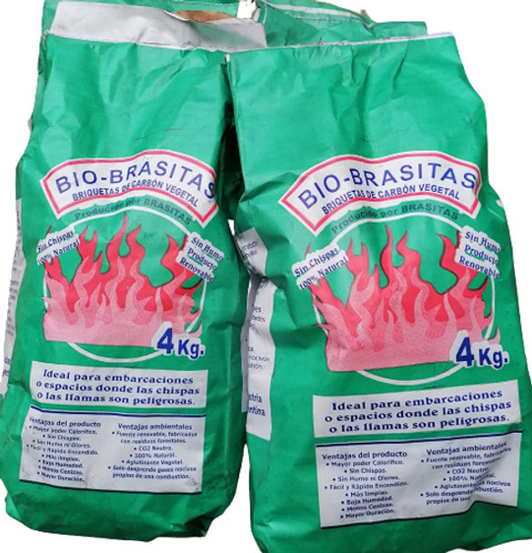 Carbón Tipo Briqueta, Mayor Rendimiento Y Poco Humo 0