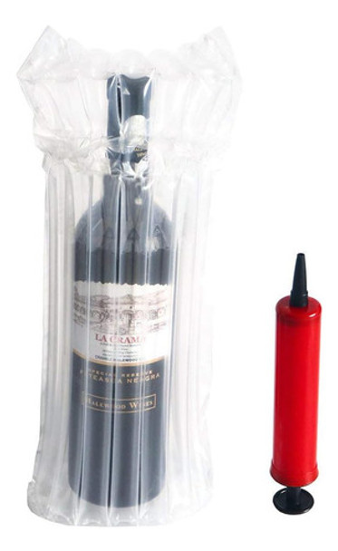 Protector De Botellas De Vino Desinflable, 6 Paquetes 0