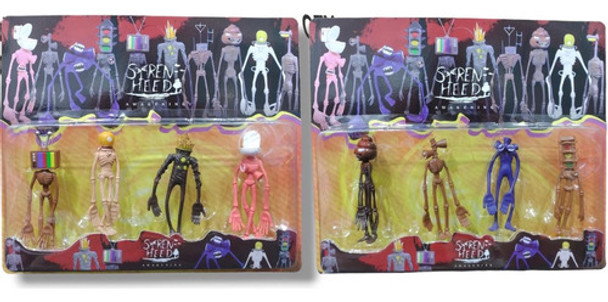 Blister Siren Head X4 Personajes - Modelo A Elección 0